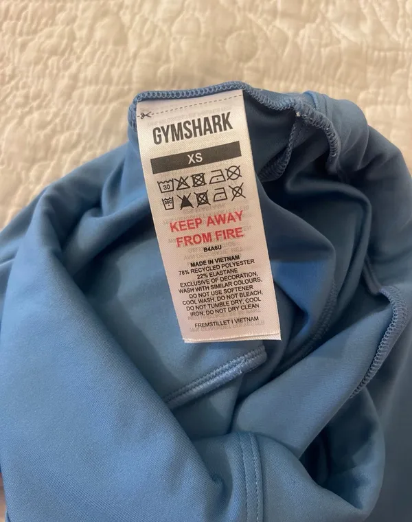Women's Gymshark Blue Shorts - Image 4