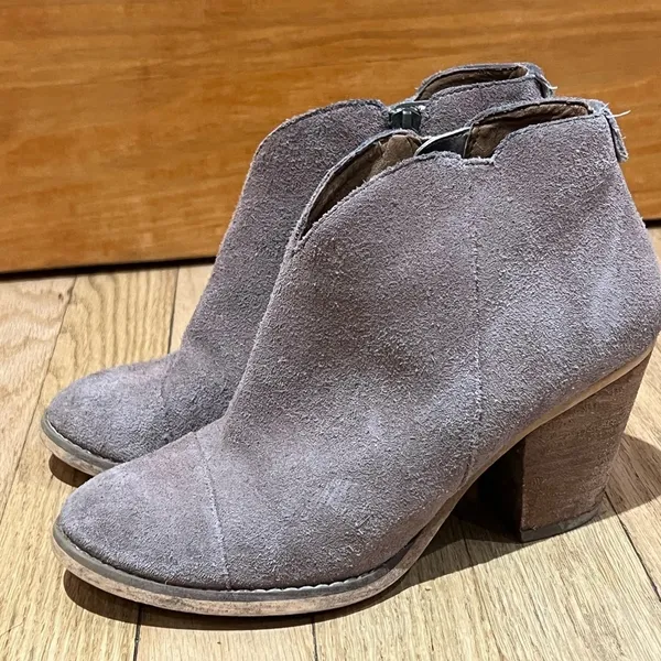 Susina Kayden Lea Ankle Booties Suede Genuine Leather Boots - Image 6