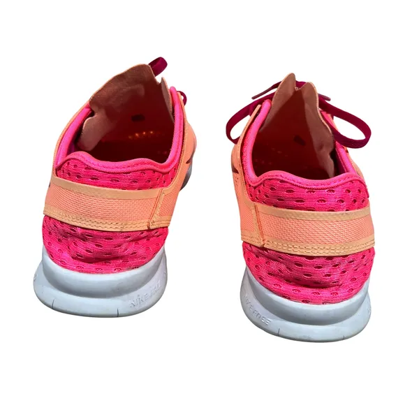 Nike Free TR Fit 5 Mesh Training Shoes Orange Pink 718932-800 Size 9 - Image 4