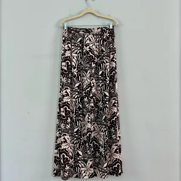 NWT Bila 77 Cabana Mink Flora Brown High Rise Wide Leg Pants - Image 4