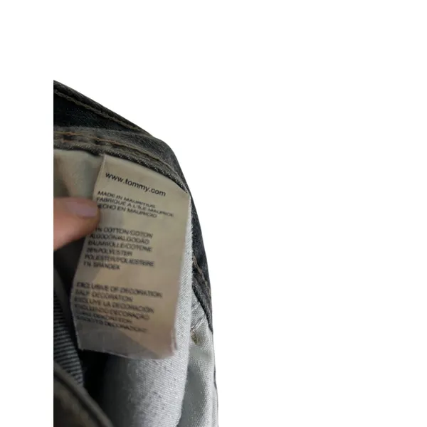 Levis 711 Skinny Jeans Womens 30 Black‎ Distressed Ripped Denim Mid Rise - Image 2