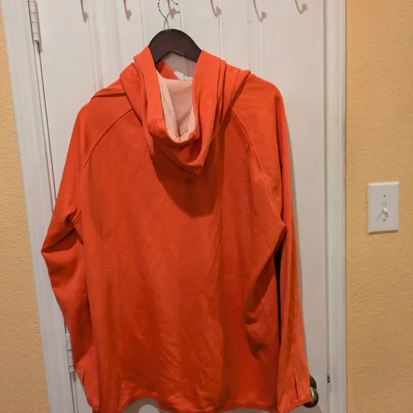 North Face Hoodie Pink Salmon Women’s size XXL - Image 12
