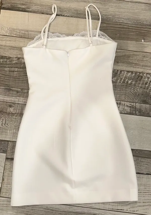 ZARA White Mini Dress - Image 2