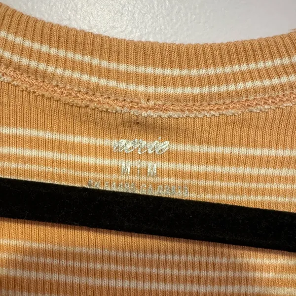 Pink and‎ white stripe aerie racerback tank top - Image 2