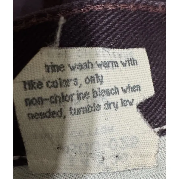 VINTAGE WOMENS WRANGLER‎ JEANS HIGH RISE MOM SIZE 14x 30 PLUM USA - Image 5
