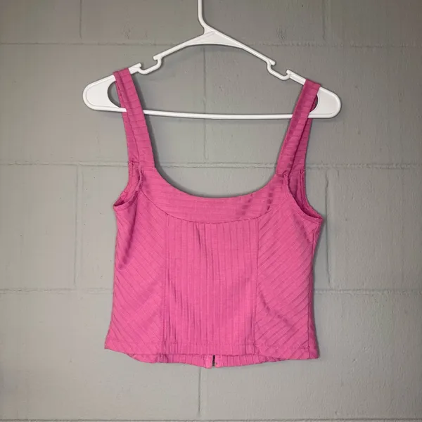 Free People Intimately Serenity Corset Cami Tank Top in Pink Women’s Size Medium - Image 7