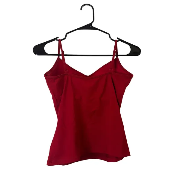 NY & Co Red Padded Stretch Sleeveless Tank Top Women Sz S - Image 2