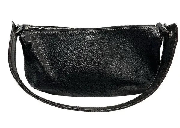 Kate Spade Black Leather Shoulder Bag Women's Handbag with Zip Pocket - Image 4