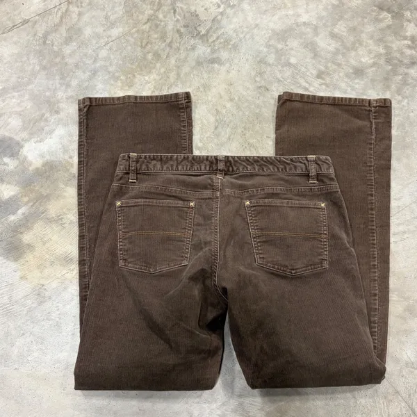 Polo Jeans Co Ralph Lauren Brown Corduroy Pants Womens 10x32 Straight Leg - Image 6