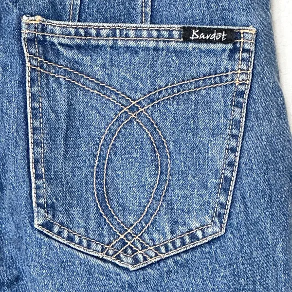 Aritzia Bardot Denim High Waist Wide Legs belted cotton Jeans Size 26 - Image 10