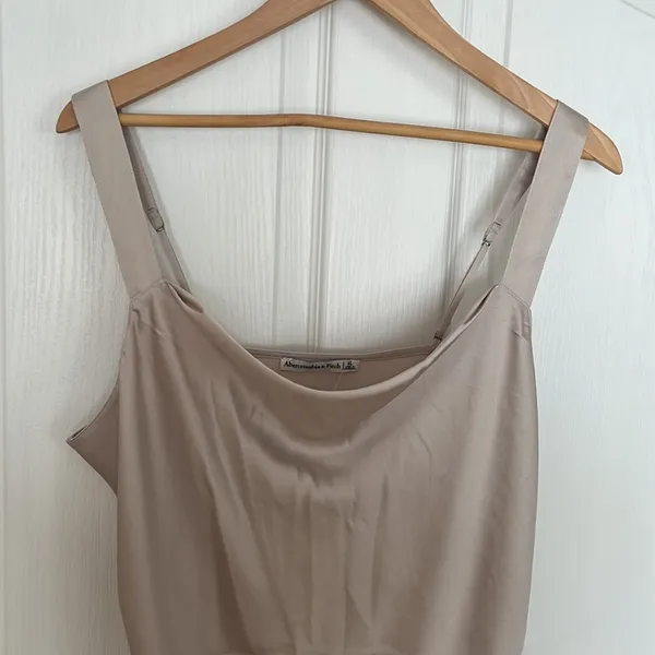 Abercrombie Wide Strap Cowlneck Cami Thong Bodysuit - Image 3