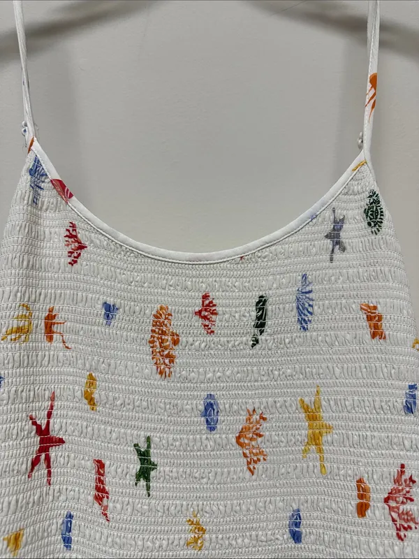 NWT a new day Off White Maxi Dress with Colorful Sea Life Print size XXL - Image 3