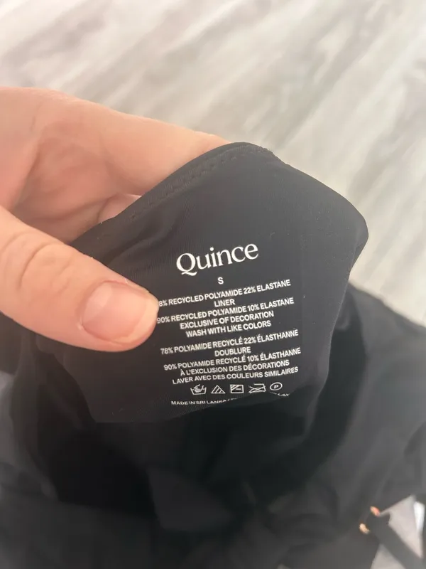 New Quince Italian Underwire One-Piece Swimsuit Size Small MSRP $52 - Image 8