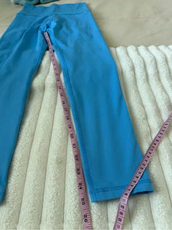 aerie Bright Blue High-Waist Performance Leggings - Image 6