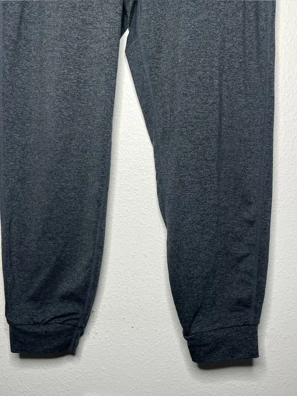 Vuori Charcoal Heather Mid Rise Performance Jogger Sweatpants Lounge Athleisure - Image 9