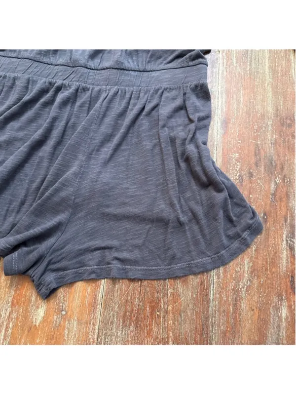 Young Fabulous & Broke Charcoal Long Sleeve Romper Small - Image 6