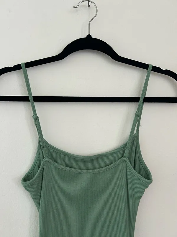 Revolve Superdown candace slit green midi dress size XS - Image 7