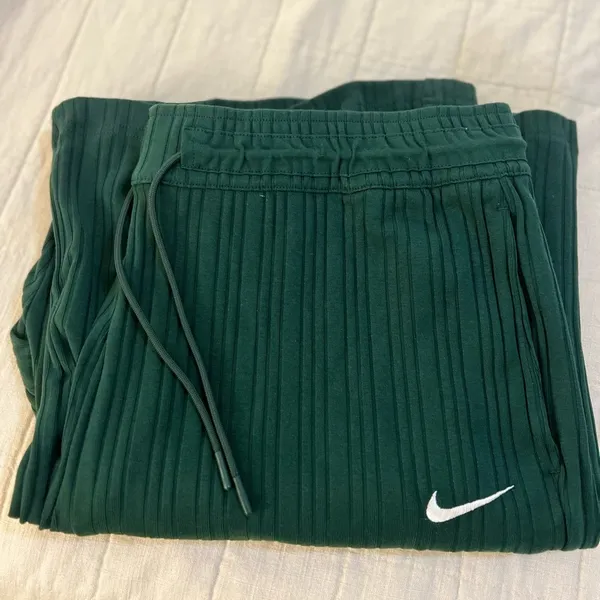 Women’s Nike Ribbed Jersey Wide Leg Pants - Image 7