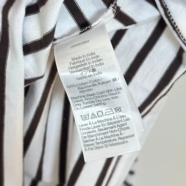 MADEWELL The Perfect Crewneck Tee in Allday Jersey in Roasted Chicory Size Large - Image 7
