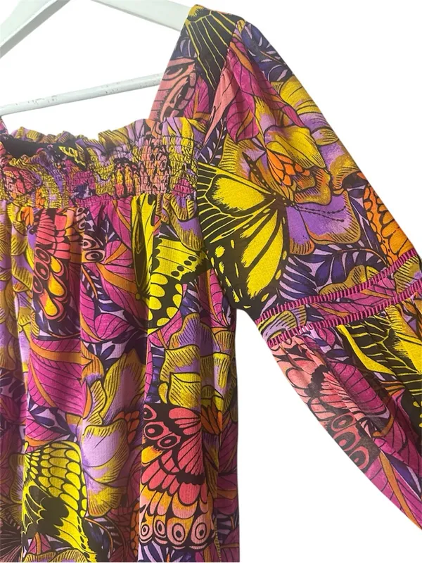 Anthropologie Alexandra Farmer Puff-Sleeved Blouse Top Size XS - Image 6