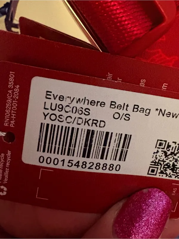 Lululemon Everywhere Belt Bag Lunar New Year, YOSC/DKRD, Dark Red/Gold - Image 4