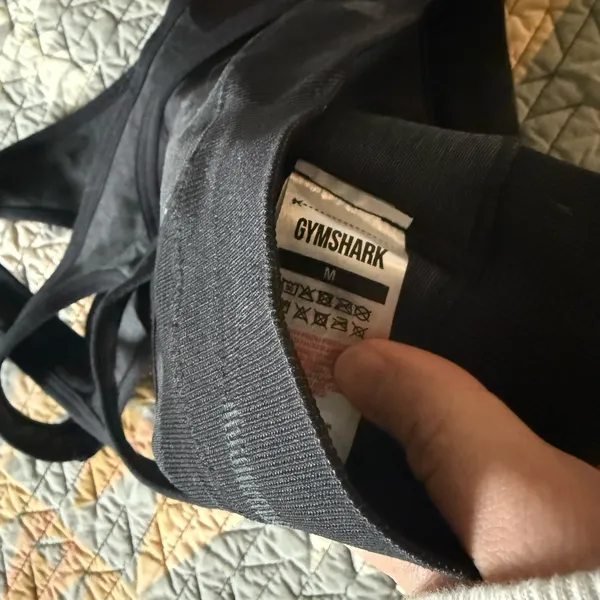 Gymshark Black Adapt Camo Sports Bra - Image 3