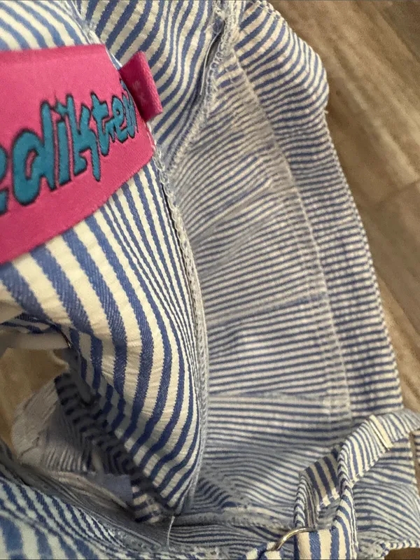 edikted blue striped corset tank XS - Image 8