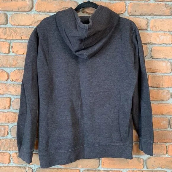 University of Minnesota Hoodie UofM College Sweatshirt Gray Logo Print Size‎ M - Image 2