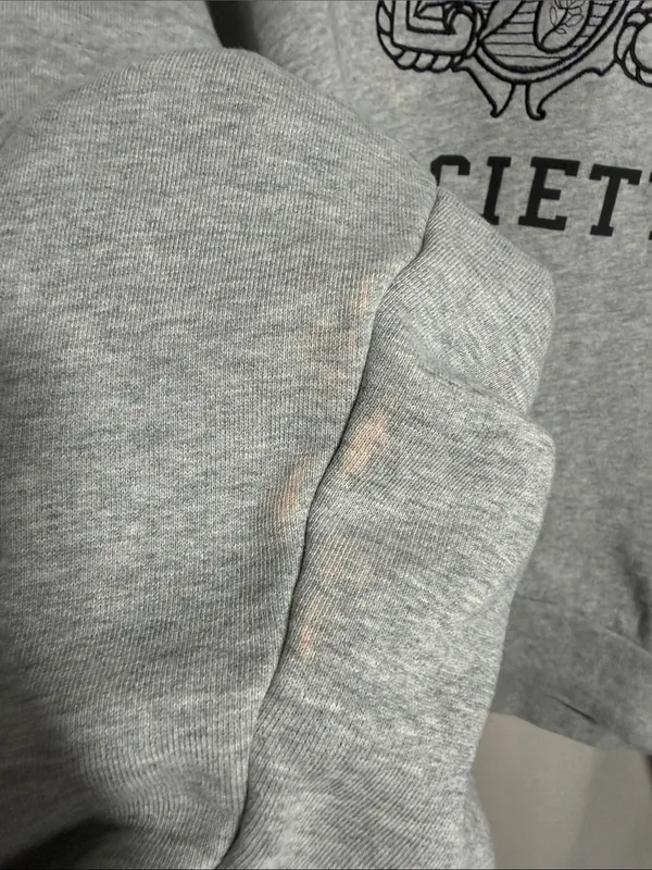 Love Stories Society Sloane Crewneck Sweatshirt Gray Large - Image 6