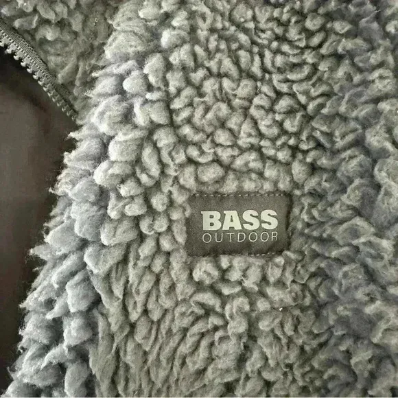 Bass Outdoor Women Route Hiking‎ Faux Sherpa Vest Size Small Gray Outdoorsy - Image 11