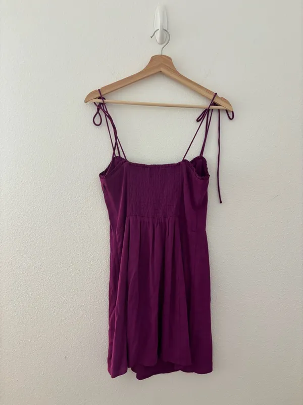Aritzia Wilfred Genoa fable mini dress in purple - Image 2