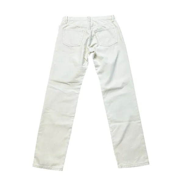 Brandy Melville John Galt Cream High Waist Corduroy Straight Jeans Grunge Casual School 90s Fall - Image 4