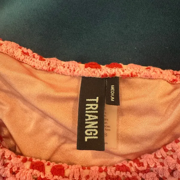 Triangl Swimwear Pink and Red Bikini - Image 2