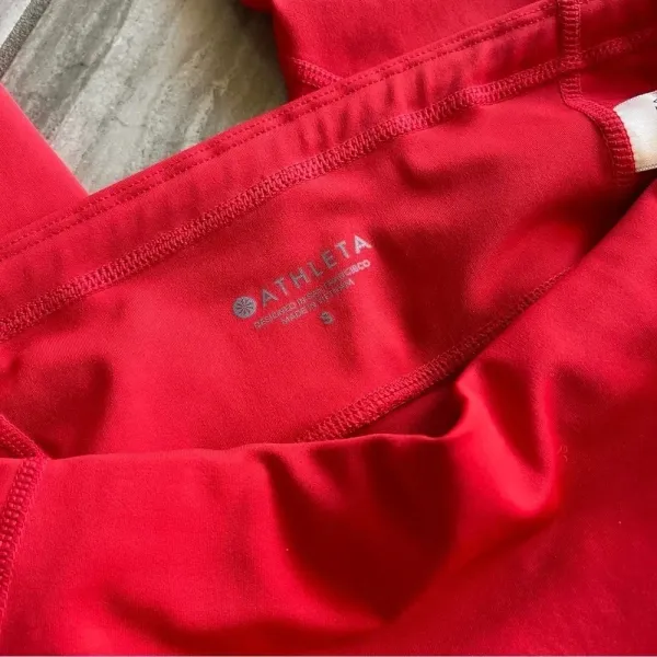Athleta High-Waist Red Leggings - Image 6
