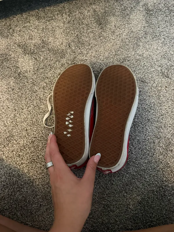 Red Old School Vans  - Image 3