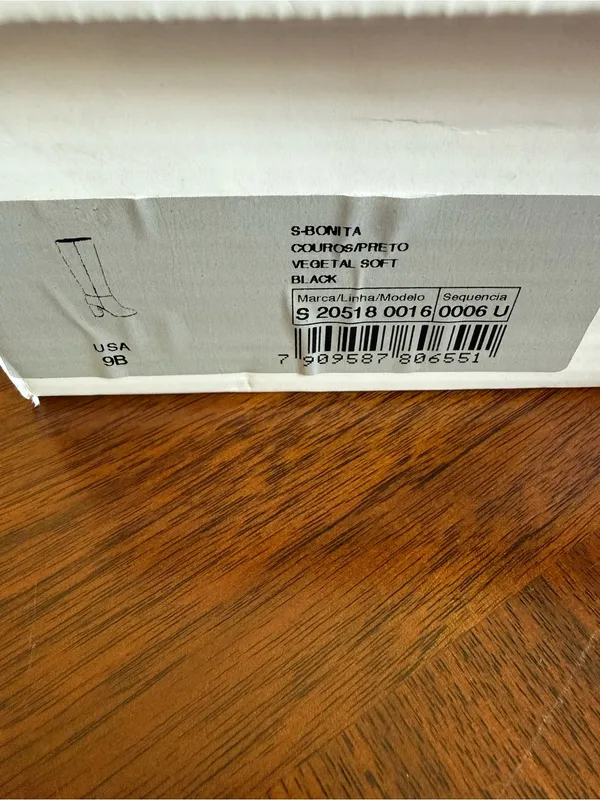 Schutz Bonita Knee-High Boots in black leather size 9B - Image 4