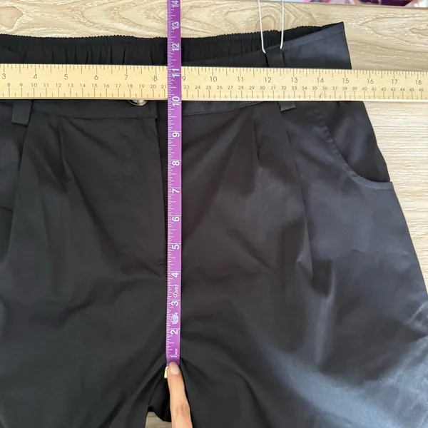 Halara Medium NEW Wide Leg Black Pants Office Business Casual Minimal Work - Image 5