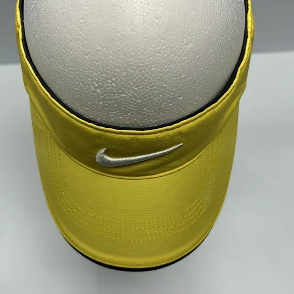 Nike‎ Golf VRS 20XI Swoosh Logo Embroidered Adjustable Athletic Visor Yellow Hat - Image 5