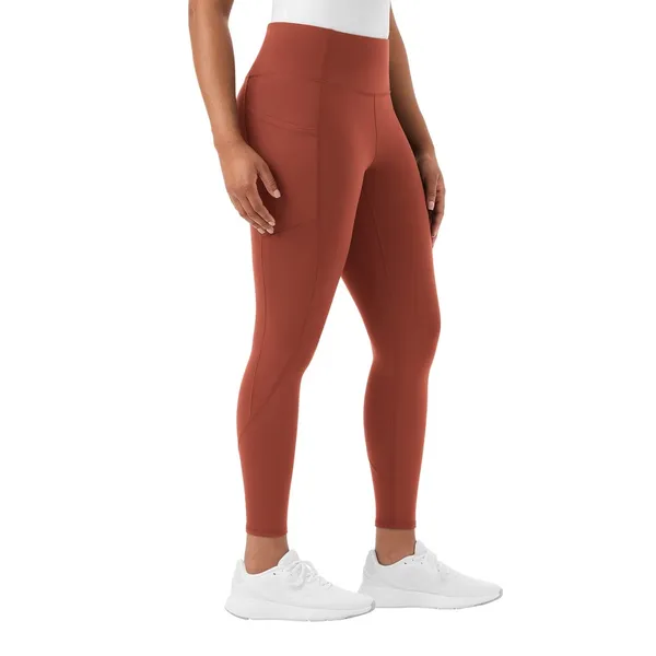 NWT Member's Mark Extra Warm High Rise Leggings XL Rusty Bronze Running - Image 2
