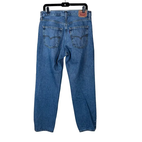 Levi's 94 Baggy Jeans Women's 29x31 Medium Wash Relaxed Fit Slouchy Wide Leg - Image 4