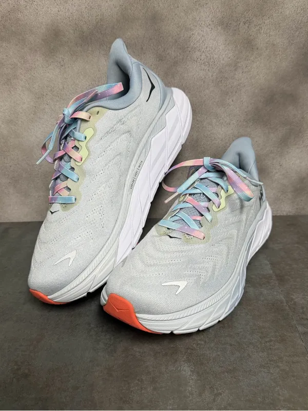 Hoka One One Arahi 6 Women's Wide Running Shoes Plein Air/Blue Fog Size 11D - Image 11