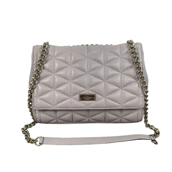 KATE SPADE Cow Leather Emery Court Eliza Shoulder Crossbody Chain Quilted Bag - Image 16