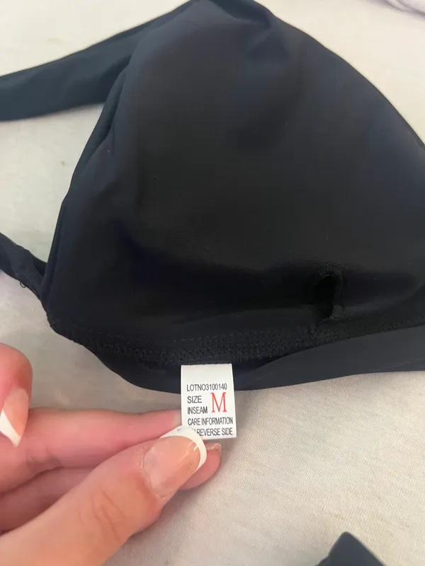 Amazon Black Bikini Top - Image 2