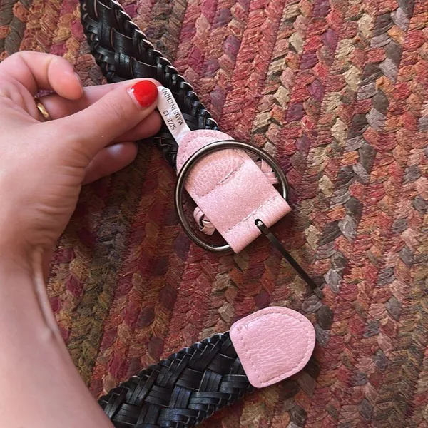 PINK BRAIDED BELT - Image 2