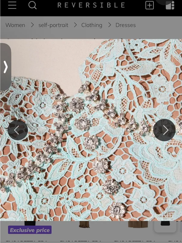 Self Portrait corded lace off shoulder dress NWT - Image 7