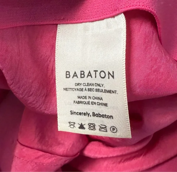 Babaton Satin Midi Skirt - Vibrant Pink (Size 4) - Image 9