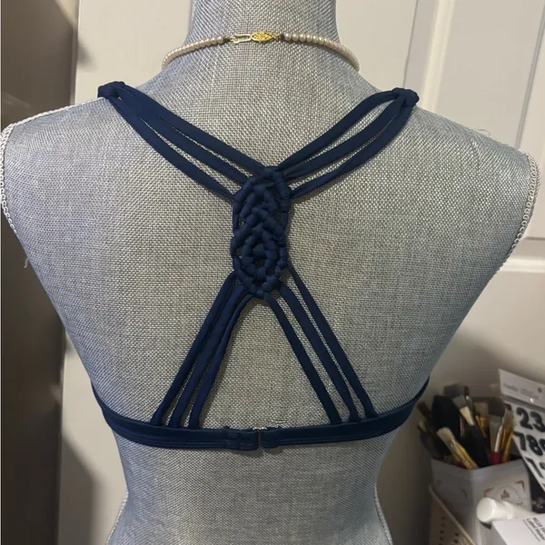 Frankie's Bikinis Deep Blue Bikini top - Image 5