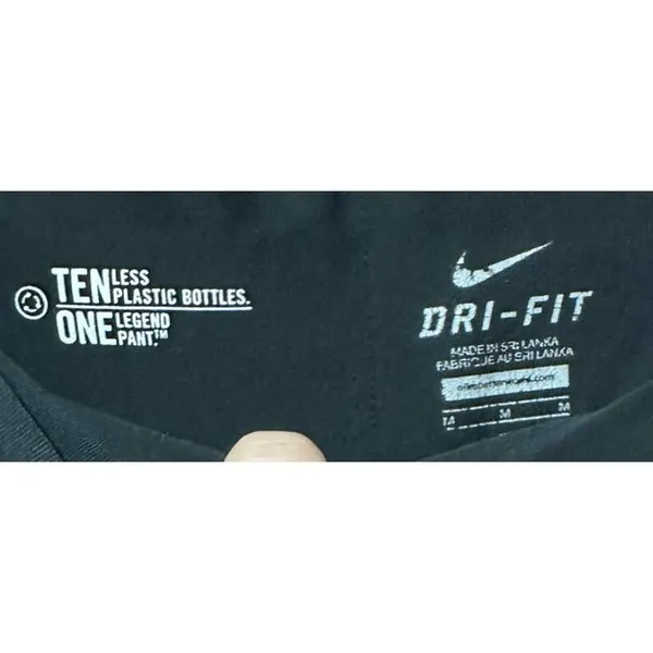 Nike Dri-Fit Women's‎ Black Cropped Legging Size M - Image 3