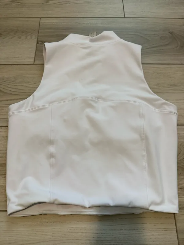 Gold Hinge White Day to Night Quarter Zip Top - Image 6