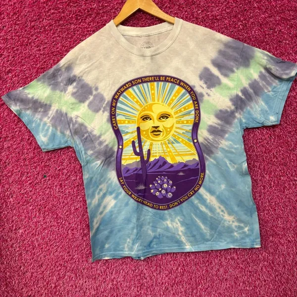 Kansas Carry on Wayward Son Desert Landscape Rock Tie Dye XL - Image 3